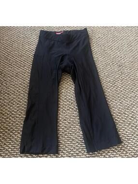 Terry Cycling Cropped Leggings With Padding Womens M